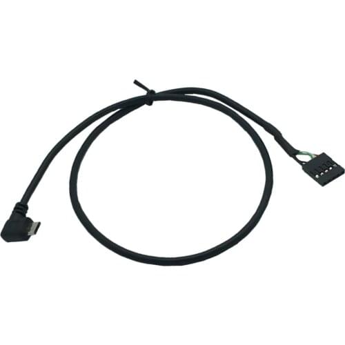 Micro-USB to 5Pin Header Connector Motherboard Dupont Cable Cord, Male to Female Converter