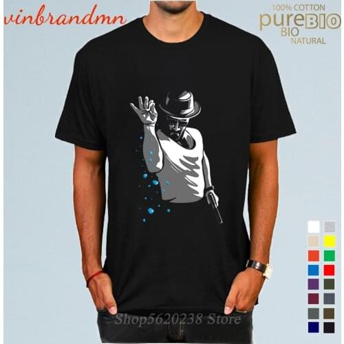 Fashion Cool TV show drug dealer heisenberg Printed T-Shirts Turkish Chef Salt Sprinkle Blue Meth Graphic Funny Tee Tops For Men