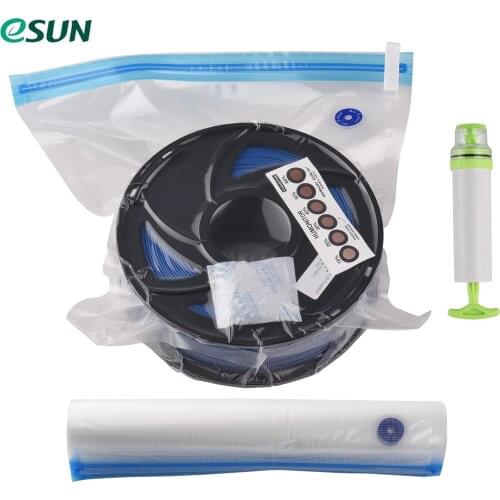 ESUN Vacuum Storage Bag Kit for FDM 3D Printer Filament Vacuum Thickened Space Saver Bags Reusable Dry Pouch 3d printer Parts