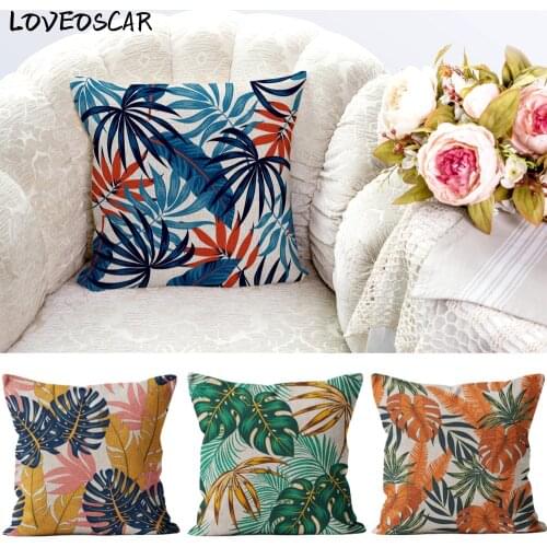 Green Plant Leaves William Morris Terrace Cushion Cover 45*45 Decorative Elegant Pillow Case Outdoor Christmas Decor 50x50