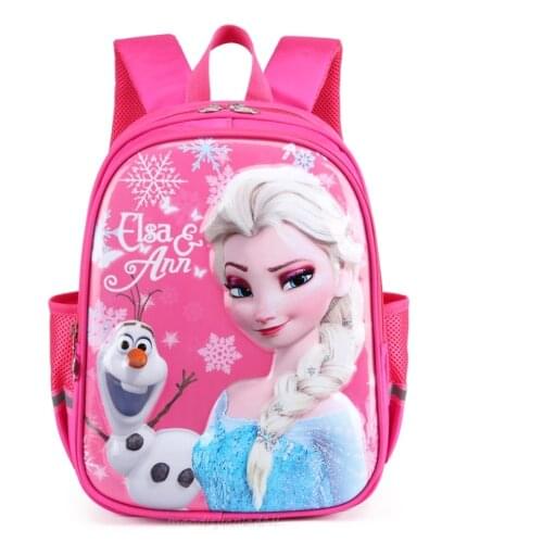 Disney Frozen Elsa Orthopedic Girls School Bags 95 Car School Bag For Boys Zipper Kid School Bag Children Backpack Mochila Escol