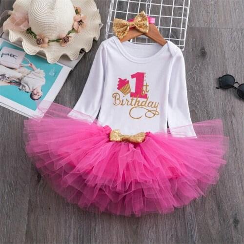 1 Year Baby Girl Dress Princess Girls Dress Birthday Party Dress Cake Smash Outfits Tutu Dress For Baby Girl Baby Girl Clothes