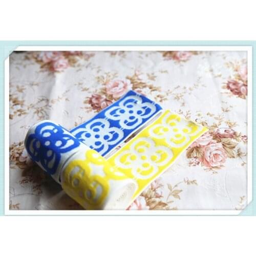 Yellow and blue Elastic Bands 60MM Elastic Ribbon Clothing Bags Trousers Elastic Rubber DIY Sewing Accessories rubber band