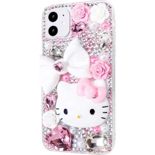 Luxury Bling Jewelled Diamond Back Phone Case Cover For Samsung S21 S8 S9 S10 S20 Plus FE Note 20 8 9 10 Glitter Rhinestone Capa