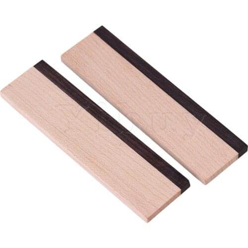 Yibuy 2 Pieces Guitar Parts Maple Guitar Spider Bridge Saddle Blank Cute 7x2x0.4CM