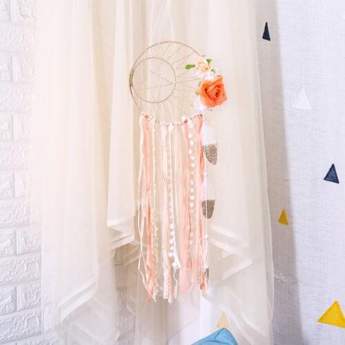 Sun & Moon Flowers Home Decoration Pendant Hanging and Pastoral Style Dreamcatcher Room Decoration Accessories