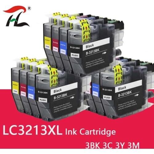 Compatible ink Cartridge for Brother 3213XL LC3213 suit for Brother DCP-J572DW/DCP-J772DW/DCP-J774DW/MFC-J491DW/J497