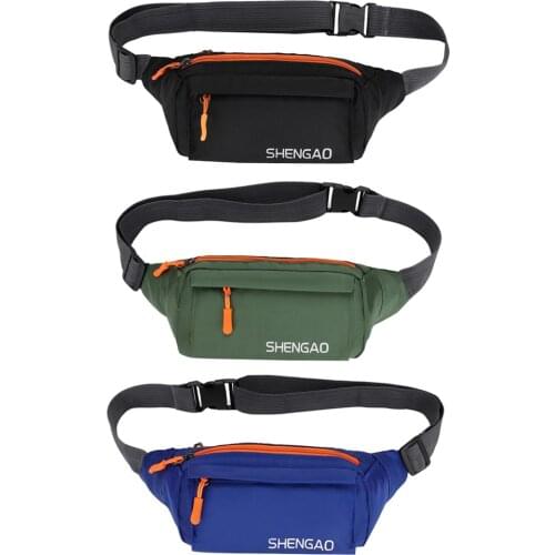 Fashion Waist Shoulder Bag Casual Women Men Oxford Bag Pack Multi-function Fanny Chest Belt Purse Outdoor Sports Money Pocket