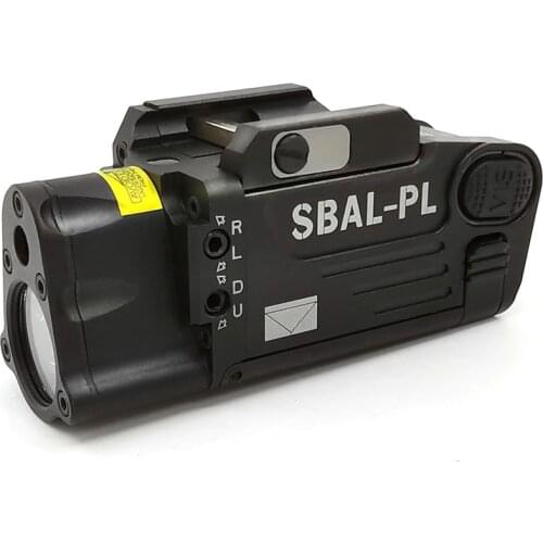 Tactical SBAL-PL Red Laser/LED Light Constant Momentary Strobe Fleshlight ForPistol Picatinny 20mm Rail
