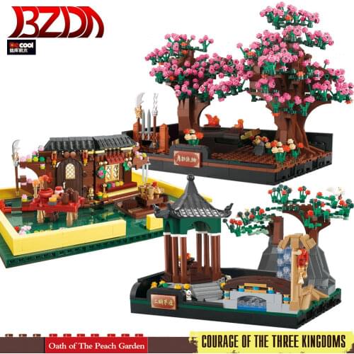 BZDA Three Kingdoms Theme Series Historical Building Blocks Doll Model CaoCao ZhaoYun Bricks Christmas Gifts Kids Toys Birthday
