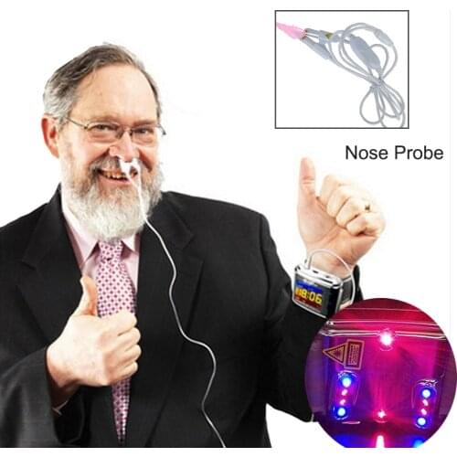Tinnitus Physiotherapy Electronic Laser Watch Pain Board Anti-inflammatory Blue Light Red Laser Therapy Rhinitis Varicose Veins