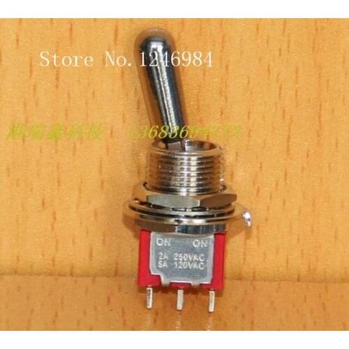 [SA]T8013-Z single two tranches M12 bulk toggle switch Q11 Taiwan Deli Wei 1MS1 dust Dailywell--50pcs/lot