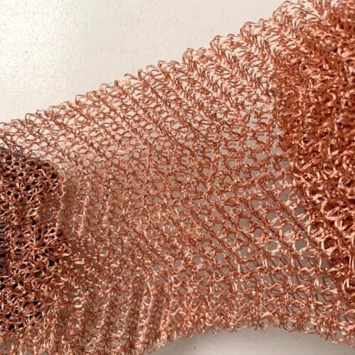 0.5-10 Meter 4 Wires Pure Copper Mesh Woven Filter Sanitary Food Grade For Distillation Moonshine Home Brew Beer 100mm Width