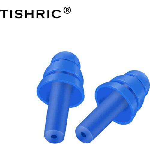 1/10 Pairs TISHRIC Bagged Ear Plugs Earplugs For Swimming Waterproof And Soundproof Silicone Ear Plugs Anti Noise