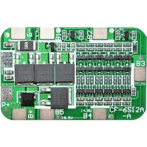 1PCS 6S 15A 24V PCB BMS Protection Board For 6 Pack 18650 Li-ion Lithium Battery Cell Module DIY Kit