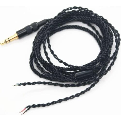 Diy earphone wire pure core 4 share 18core copper wire 1pcs