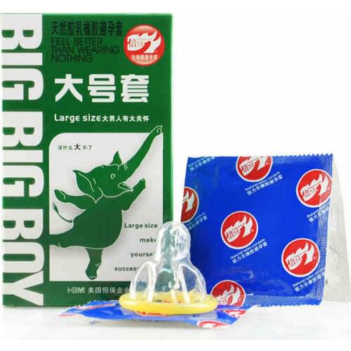 20 Pcs Large Size Condoms for Men Delay Condoms Smooth Women Vagina Condom Adult Game Sex Products