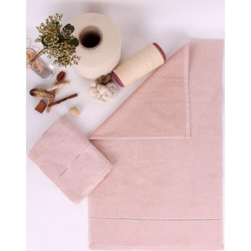 % 100 Cotton 50x70 cm Hand Face Towel Set 2 Pieces
