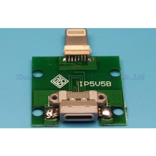 2pcs/lot For IPHONE6 / 5S extension cable Data line test board Wire Adapter board usb female socket