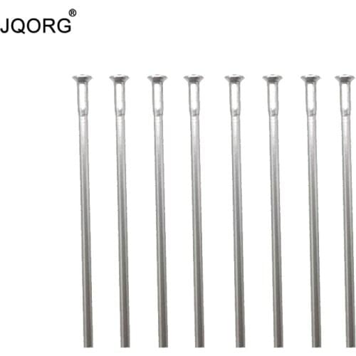 32 Pieces A Lot Pillar PSR 14 Road Bicycle Cycling Spokes Diameter 2.2-2.0mm Butted Sliver Color Straight Pull Bike Spokes