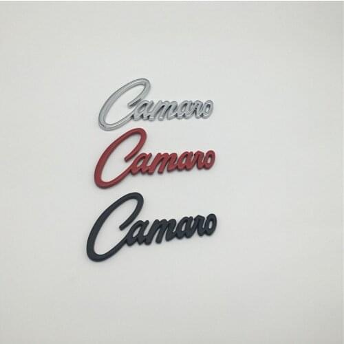 Car Rear Body Emblem Logo Nameplate Sticker For Chevrolet Chevy Camaro ZL1 RS SS
