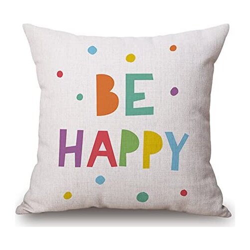 Pillow Case Linen Cotton Cushion Throw Pillow Cover Square 18" x 18"