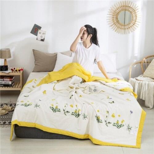 Summer Cool Quilt, Air-conditioned Quilt, Double Student Thin Quilt, Washable Air-conditioned Quilt