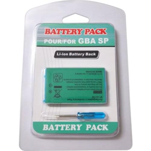 B85B Rechargeable Li-on Battery Pack Compatible with GBA SP,3.7V 850mAh Capacity