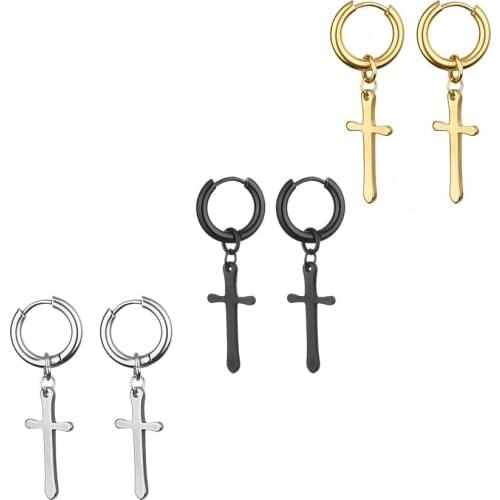 Fashion Earrings For Women Details Cross Oorbellen Tragus Upper Ear Cartilage Exquisite Earring Piercing Ornaments Bijoux Sets