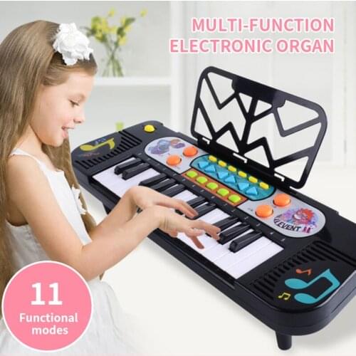 New Children Baby Multifunctional Piano Toys Keyboard 25 Key 1-10 Year Kids Girl Boy Gift Early Educational Music Mini Piano Toy