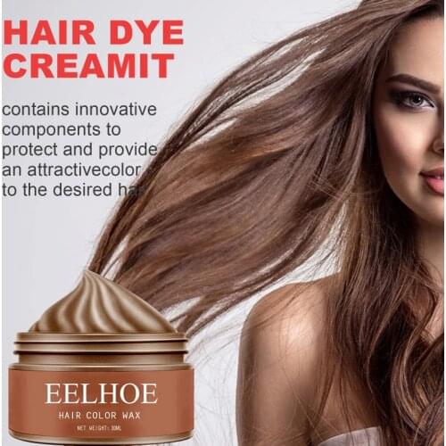 30ml Disposable Hair Dye Colorful Hair Wax Hair Mud One-time Wax Fresh Smell Long Lasting Easy To Carry Refreshing TSLM1