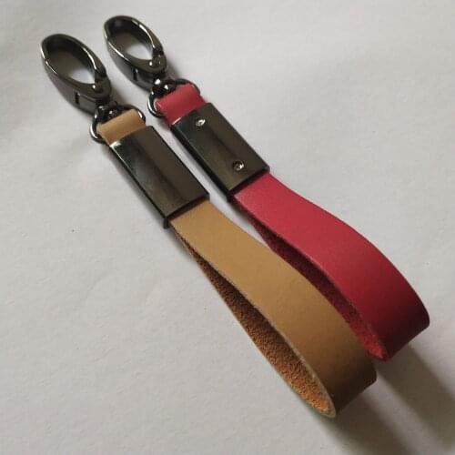 Spot Supply Mens and Womens Leather Waist Keychain Creative Simple Gift Special Car Key Chain