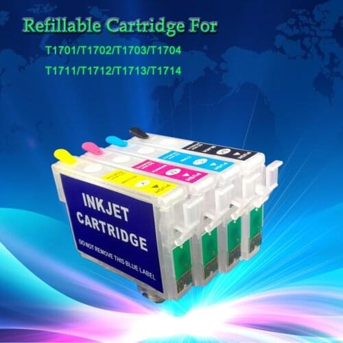 INK WAY Free shipping,EMPTY Chipped Refillable ink cartridge for Ep Expression Home XP-103/XP-203/XP-207/XP-313/XP-413 etc