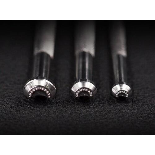 DIY handmade leather vegetable tanned leather stainless steel leather leather carving printing tool stamen flower heart