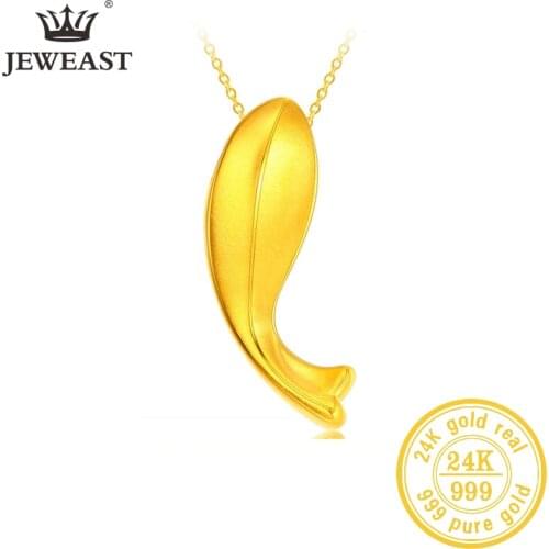 JYJ 24K Pure Gold Pendant Real AU 999 Solid Gold Charm Lucy Bead Beautiful Trendy Classic Party Fine Jewelry Hot Sell New 2020
