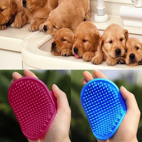 Pets Silicone Washing Glove Dog Cat Bath Brush Comb Rubber Glove Hair Fur Grooming Massaging Kitchen Cleaning Gloves Animal Comb