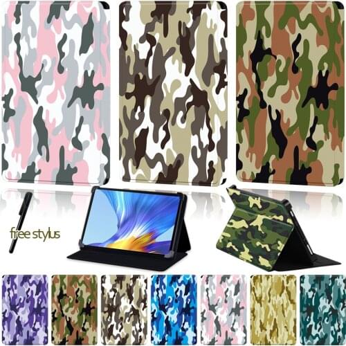 Universal Tablet Case for Huawei MatePad T8/Honor V6/MatePad 10.4"/MatePad 10.8"/MatePad Pro 10.8" Camouflage Pattern Series