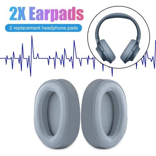 1 Pair Headphone Cover Protein n Leather Foam Ear Pad Pillow Cushion Replacement For Sony MDR-100AAP 100A MDR-H600A Accessories