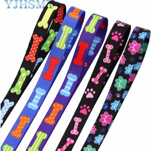3/8" 10Yards M-21528-709 Double-Sided Cartoon Thicken Ribbon DIY Handmade For Dog Collar Leash Mobile Phone Chain Kettle Webbing