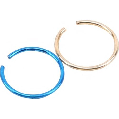 40Pcs Women Nose Rings Titanium Nose Ring Fake Nose Ring Septum Piercing Clip On Nose Ring Fake Piercing Gold Body Clip Hoop