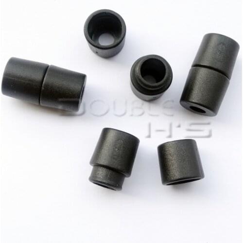 50pcs/lot Black Plastic Lanyard Safety Breakaway Pop Barrel Connectors For Paracord & Ribbon Lanyards