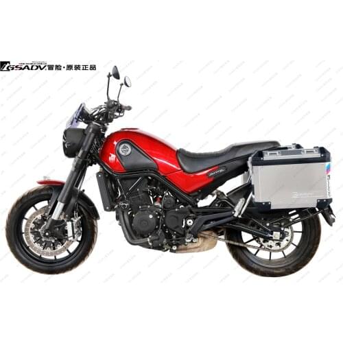 For Benelli BJ500 Side Box Motorcycle Luggage Box Aluminum Storage Case Waterproof Steel Bracket