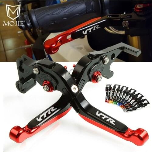 For Honda VTR1000 VTR 1000 1997-2004 Motorcycle Accessories CNC Adjustable Folding Extendable VTR 1000 Brake Clutch Levers Set