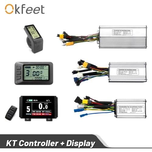 KT Ebike Motor Controller LCD led Display Kunteng 36V 48V Lcd3 lcd8h 880 LCD7 Electric Bicycle Bike Display Controller