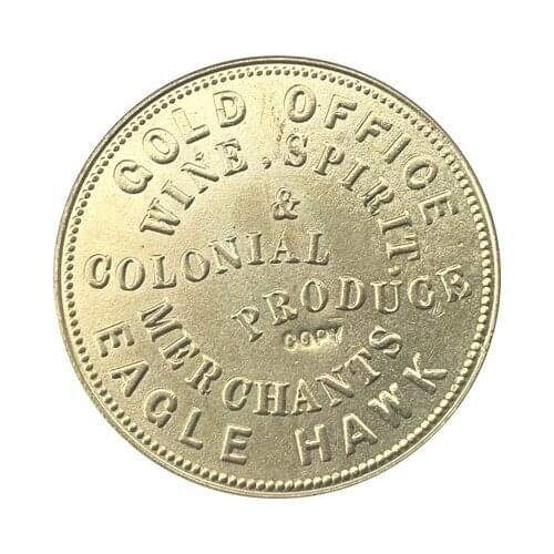 Australia 1857 1 Penny copy coin 34MM