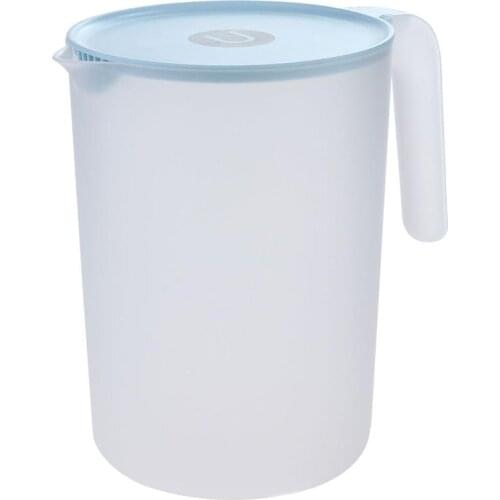 1Pc 2000ML 2500ML Plastic Beverage Kettle Large Capacity Heat Resistant Cold Water Jug Juice Bottle Pitcher With Handle Lid