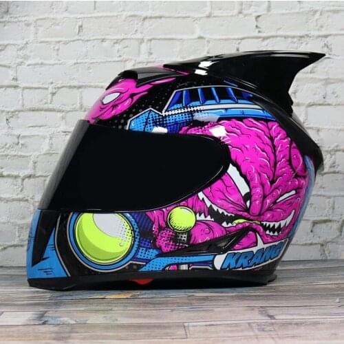 Double Lens Dirt Bike Helmets for Adults Full Face Racing Motorcycle Helmets New Street Touring Casco Moto Cool Rider Equipment