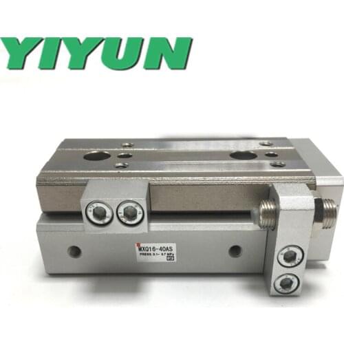 MXQ16-10AS/20AS/30AS/40AS/50AS MXQ16-10AT/20A/T30AT/40AT/50AT YIYUN Pneumatic cylinder Air Slide Table MXQ Series