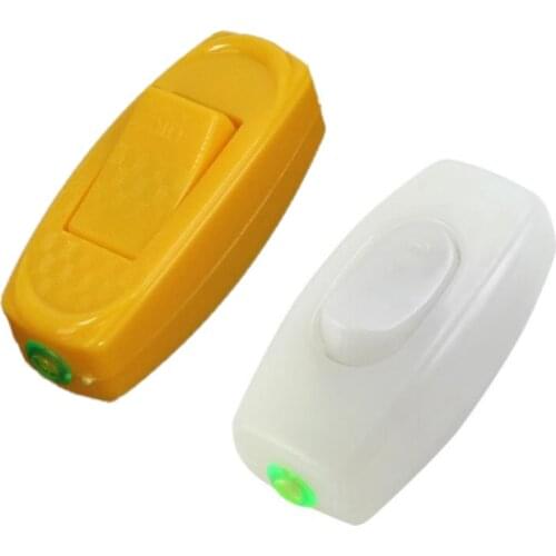 Bedside Lamp Switch AC 0V-250V 6A Inline ON/OFF Table Desk Lamp fan nihgt light Cord Cable Switch drop shipping