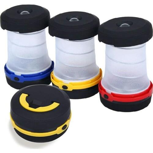 Portable Camping Lantern Multifunction Retractable Mini Tent Light Emergency Lamp Pocket Flashlight